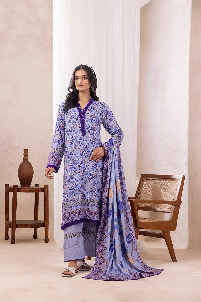 Regalia Printed Linen 3pc