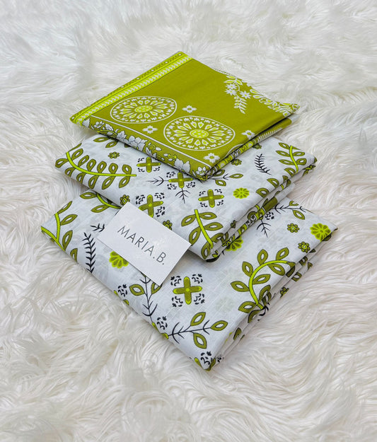 Maria.B Khaddar Luxury Print 3pc (AJ-1026)