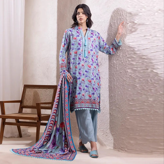 Regalia Printed Linen 3pc