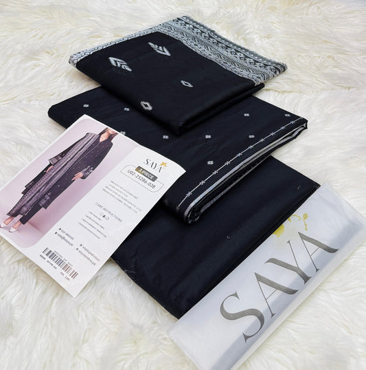 SAYA JACQUARD PRINTED 3PC
