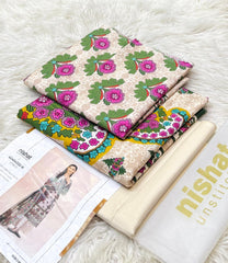 NISHAT LINEN 3PC PRINTED