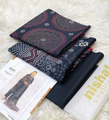 NISHAT LINEN 3PC PRINTED