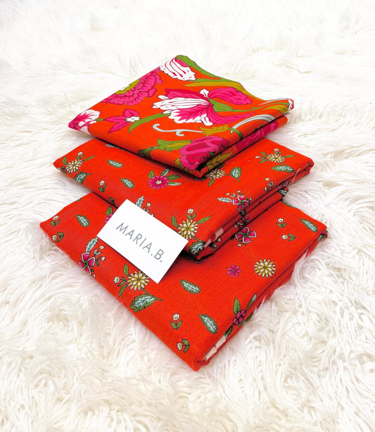 Maria.B Khaddar Luxury Print 3pc (AJ-1003)