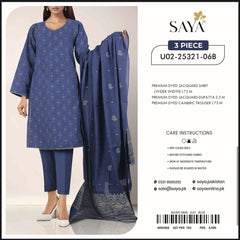 SAYA JACQUARD PRINTED 3PC