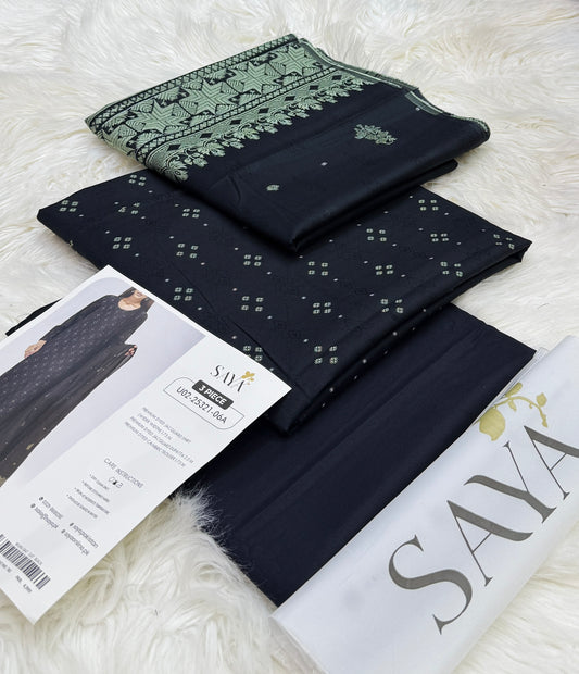 SAYA JACQUARD PRINTED 3PC