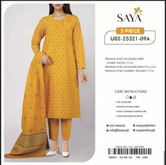 SAYA JACQUARD PRINTED 3PC