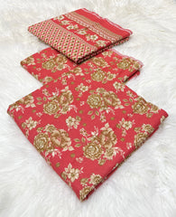 Bin Saeed Original 3pc Printed Khaddar (AT- 2037)