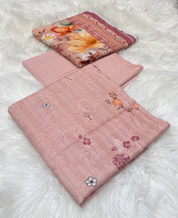 Bin Saeed Original 3pc Printed Khaddar (AT- 2021)