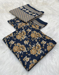 Bin Saeed Original 3pc Printed Khaddar (AT- 2044)