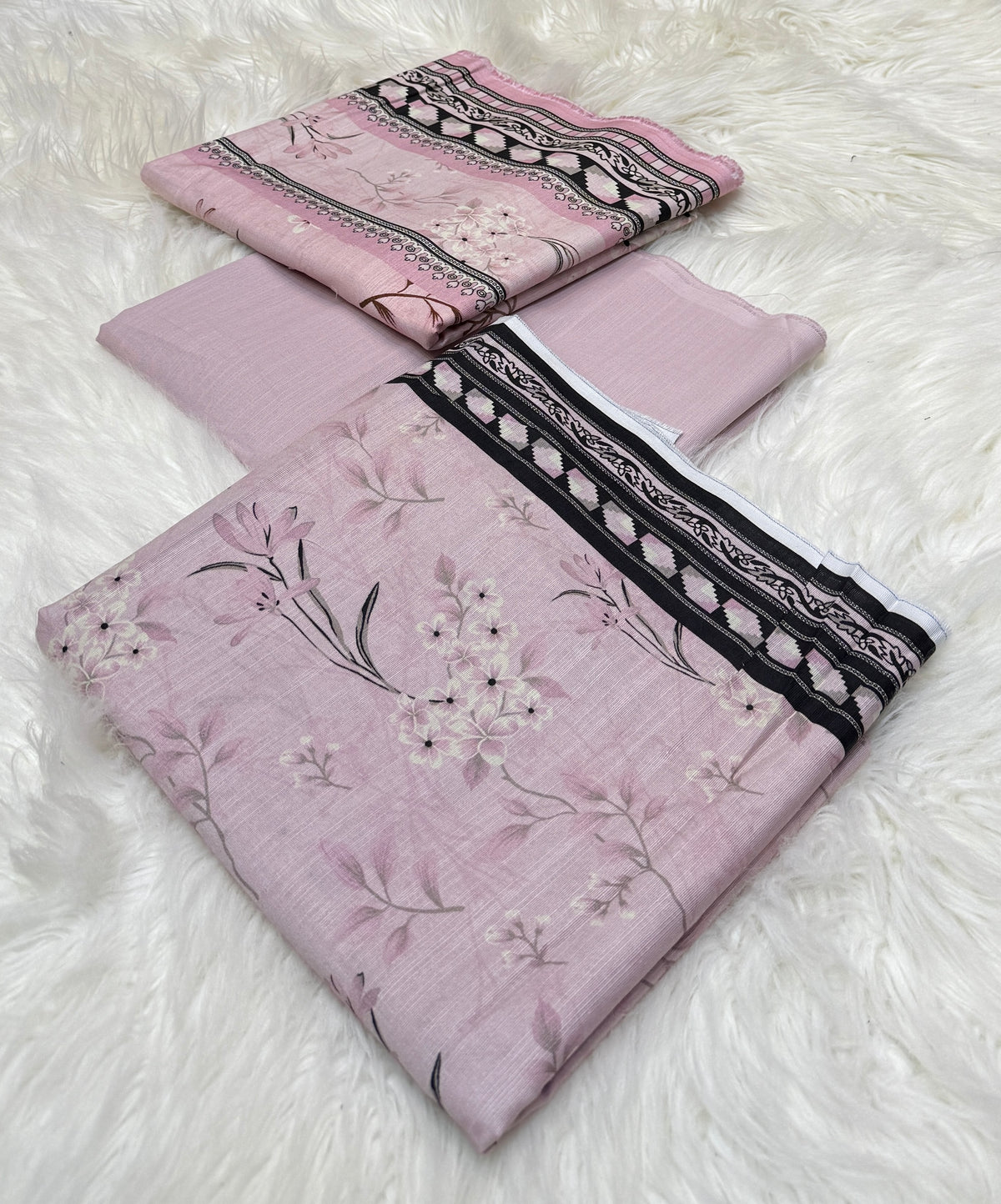 Bin Saeed Original 3pc Printed Khaddar (AT- 2040)