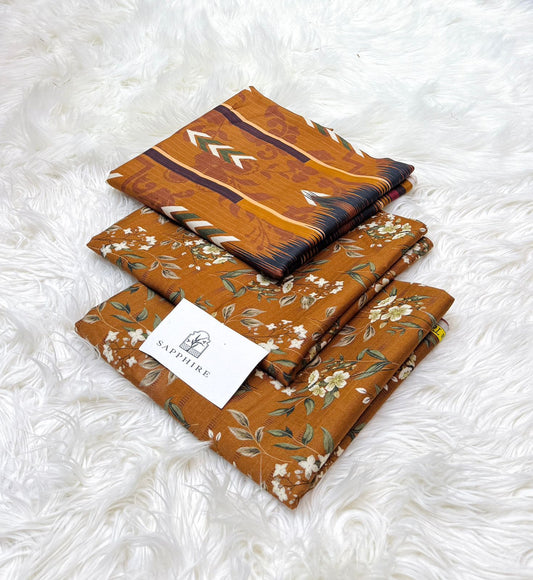 Sapphire Digital Printed 3pc