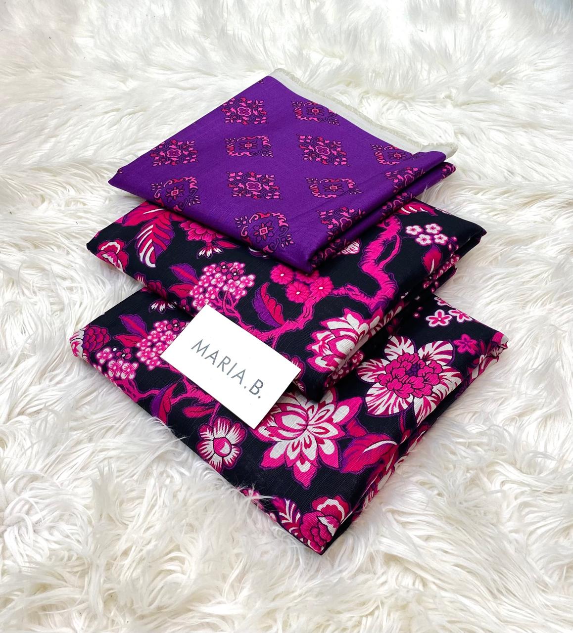 Maria.B Khaddar Luxury Print 3pc (AJ-1029)