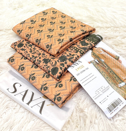 Saya Printed Linen 3-PC