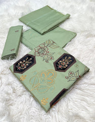 Bareeza Embroidery Dhanak 3-PC