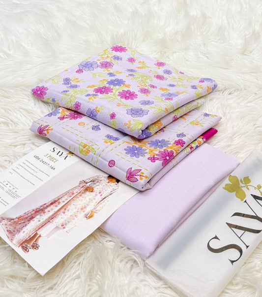 Saya Printed Khaddar 3-PC