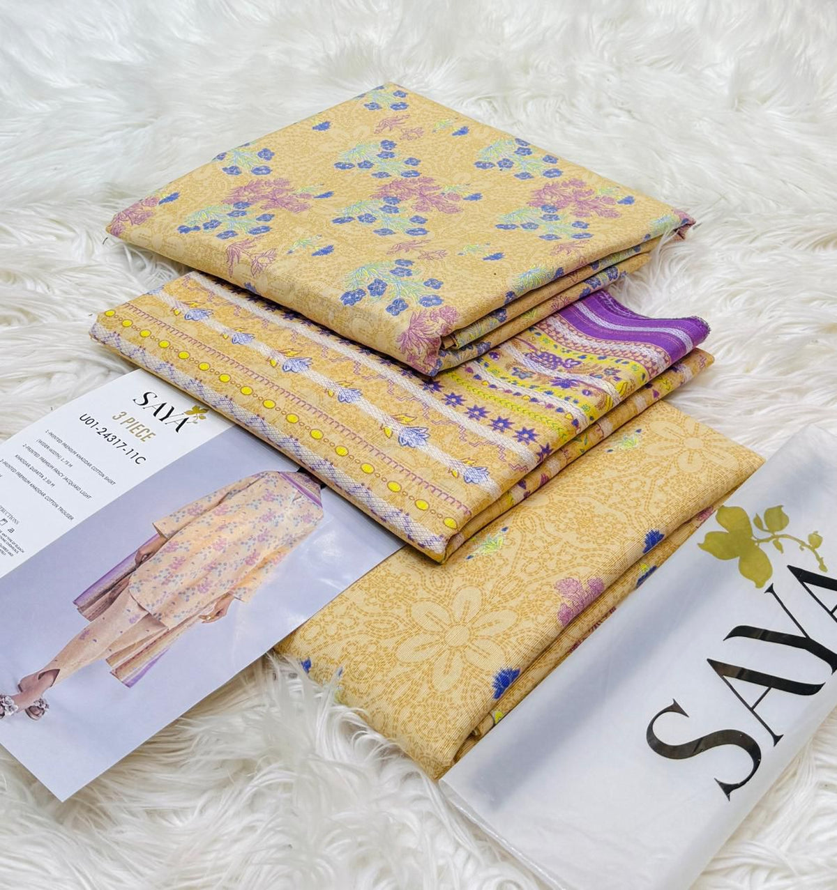 Saya Printed Khaddar 3-PC