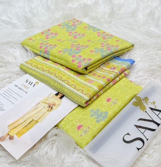 Saya Printed Khaddar 3-PC