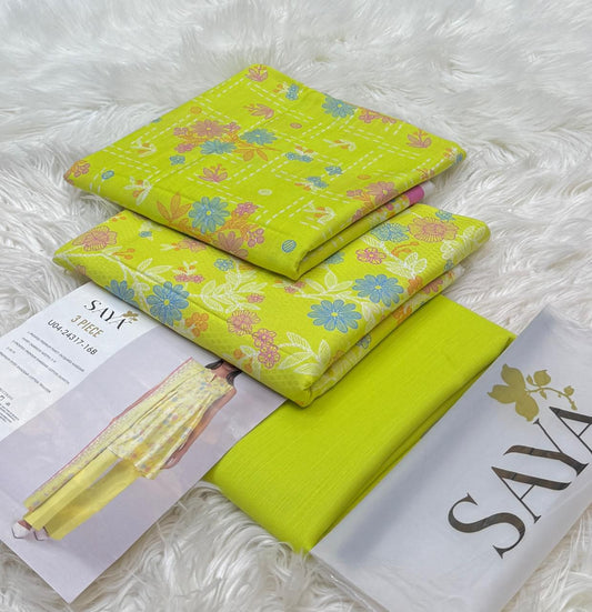 Saya Printed Khaddar 3-PC