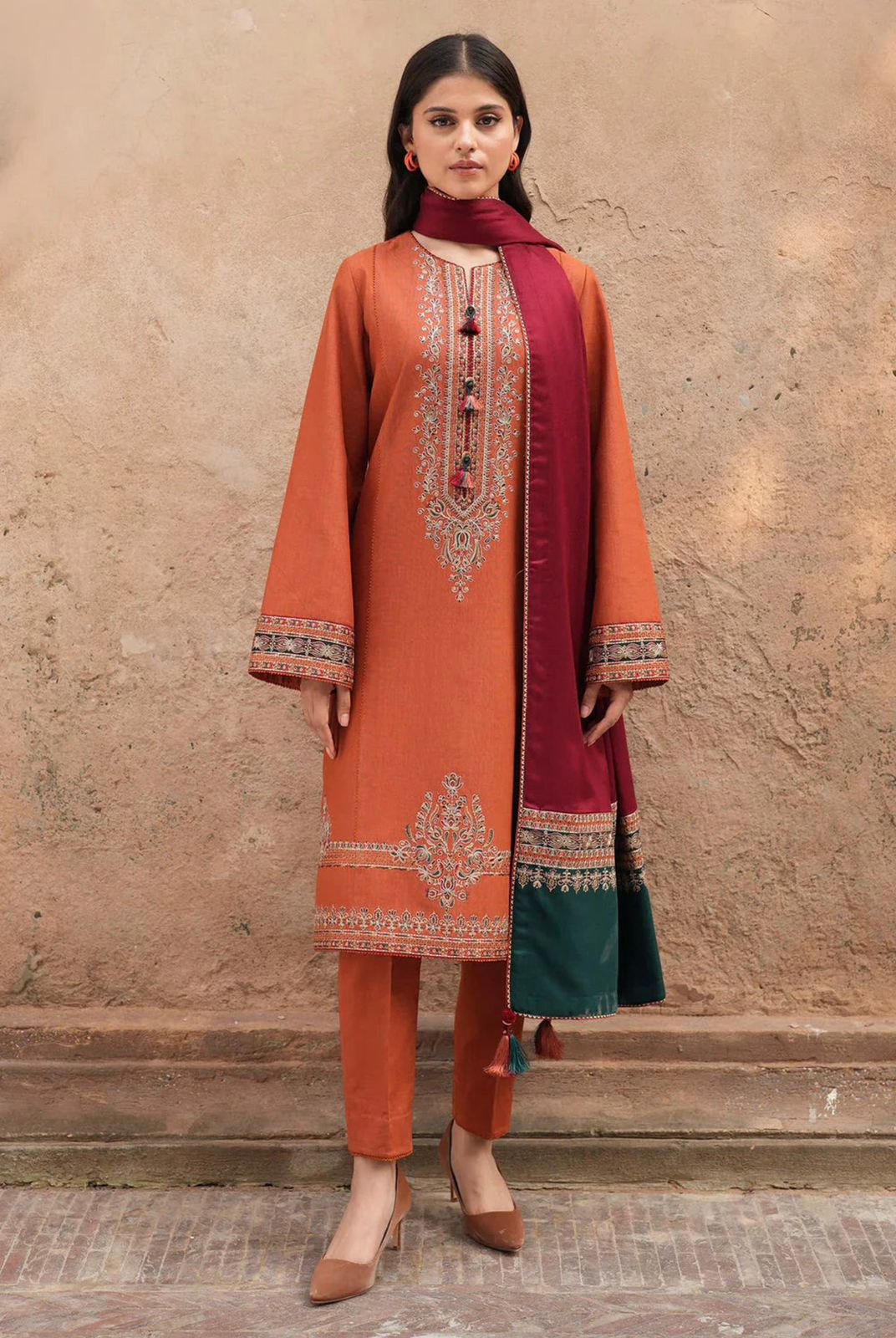 JAZMIN Embroidered Collection 3-Piece