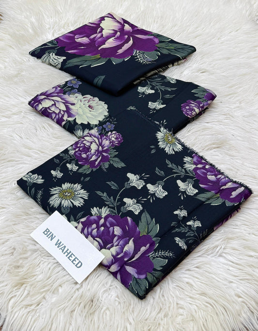 Bin Waheed | Printed |  Viscose Doriya Linen | 3-PC