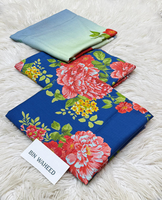 Bin Waheed | Printed |  Viscose Doriya Linen | 3-PC