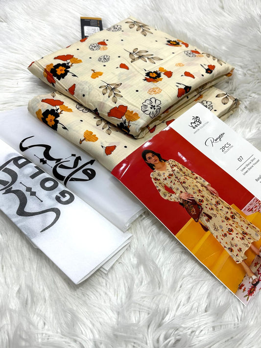 Waniya Gold | 2-PC | Linen
