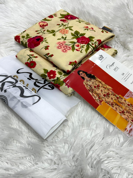 Waniya Gold | 2-PC | Linen