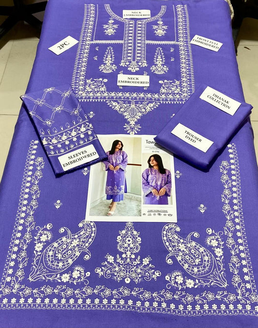 Luxury | Embroidery | 2-PC