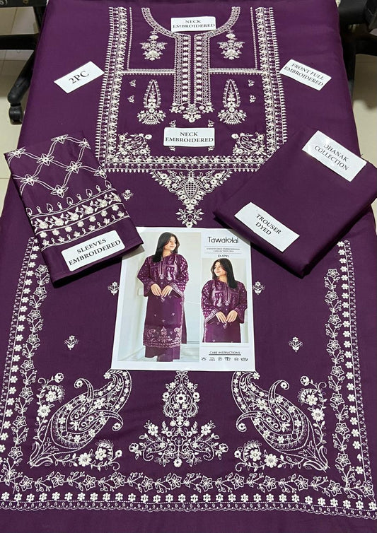 Luxury | Embroidery | 2-PC