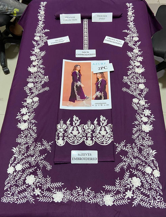 Luxury | Embroidery | 2-PC
