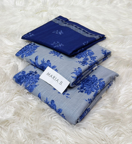 Maria.B Khaddar Luxury Print 3pc (AJ-1030)