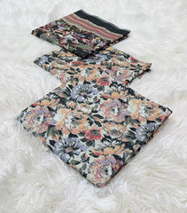 Bin Saeed Original 3pc Printed Khaddar (AT- 2050)