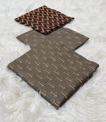 Bin Saeed Original 3pc Printed Khaddar (AT- 2052)