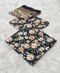 Bin Saeed Original 3pc Printed Khaddar (AT- 2055)