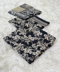 Bin Saeed Original 3pc Printed Khaddar (AT- 2058)