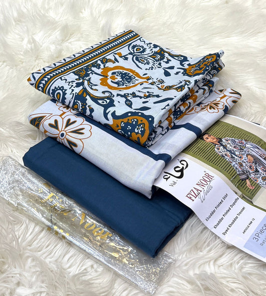 Fiza Noor | Printed | Khaddar | 3-PC