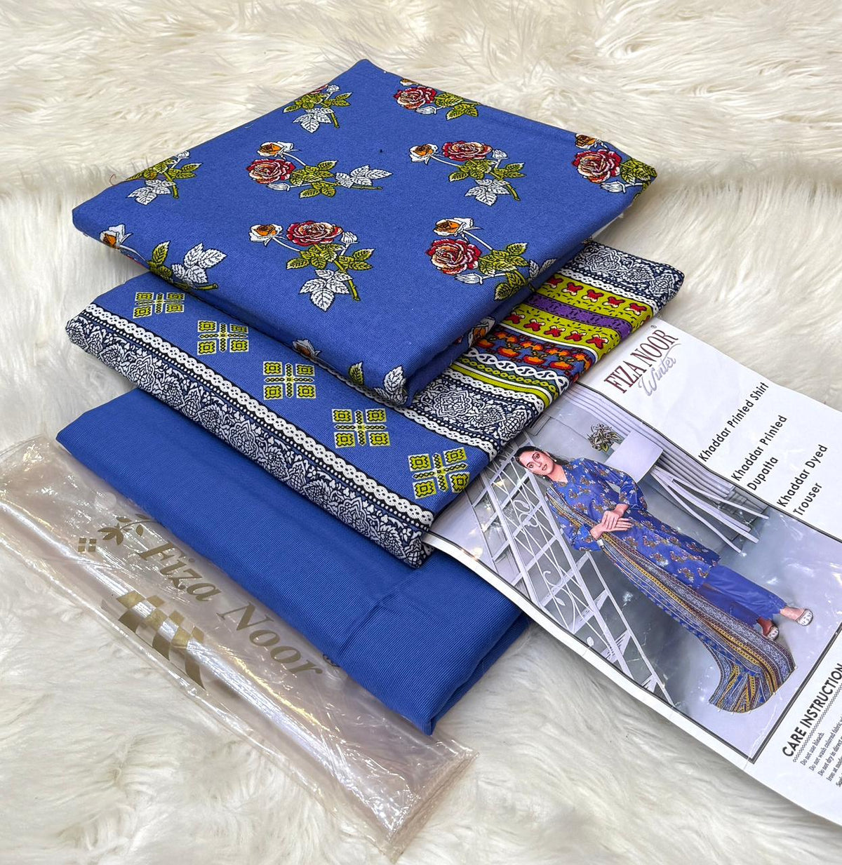 Fiza Noor | Printed Khaddar | 3-Piece |