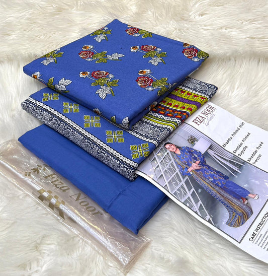 Fiza Noor | Printed Khaddar | 3-Piece |