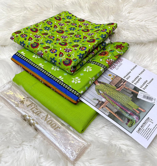 Fiza Noor | Printed Khaddar | 3-Piece |