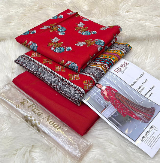 Fiza Noor | Printed Khaddar | 3-Piece |