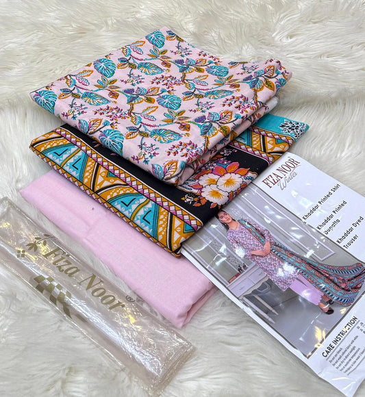Fiza Noor | Printed Khaddar | 3-Piece |