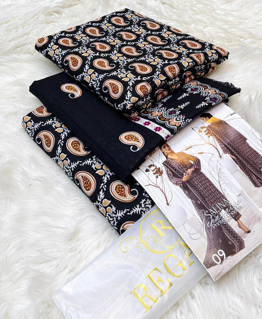 Regalia | Printed Khaddar | 3-Piece |