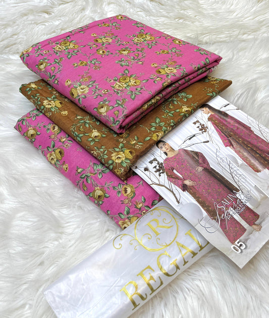 Regalia | Printed Khaddar | 3-Piece |