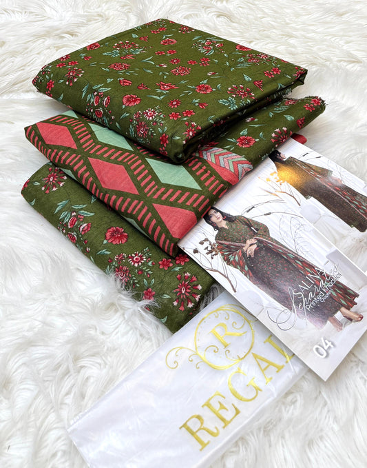 Regalia | Printed Khaddar | 3-Piece |