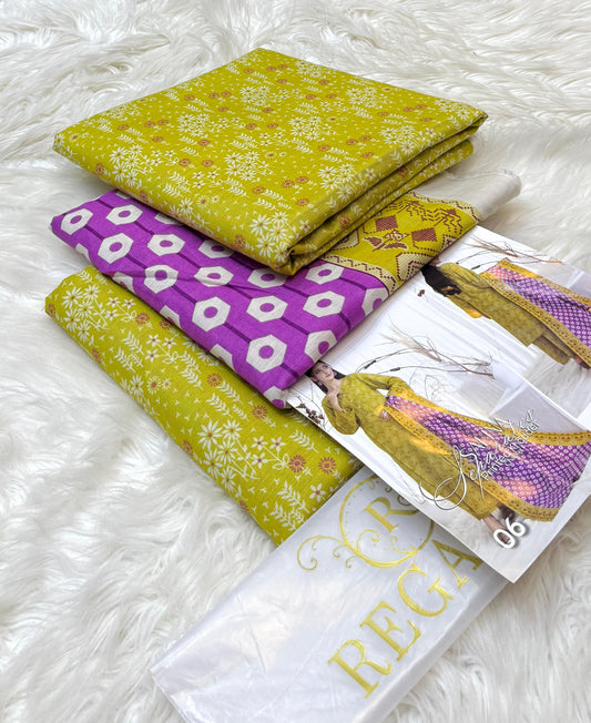 Regalia | Printed Khaddar | 3-Piece |