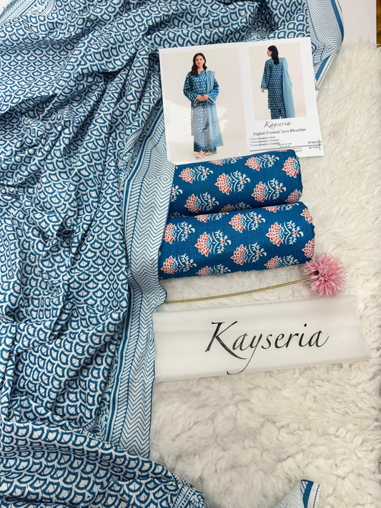 Kayseria | Printed Khaddar | 3-Piece |