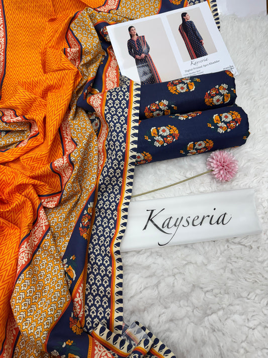 Kayseria | Printed Khaddar | 3-Piece |