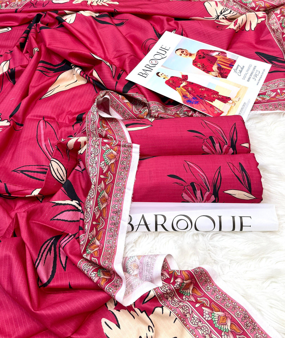 Baroque | Printed Linen | 3-Piece |