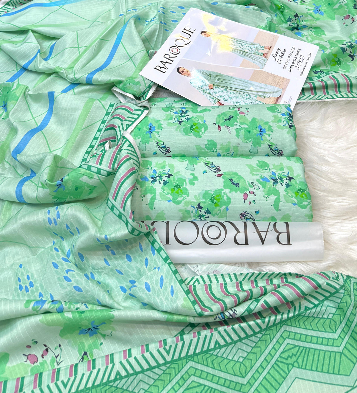 Baroque | Printed Linen | 3-Piece |