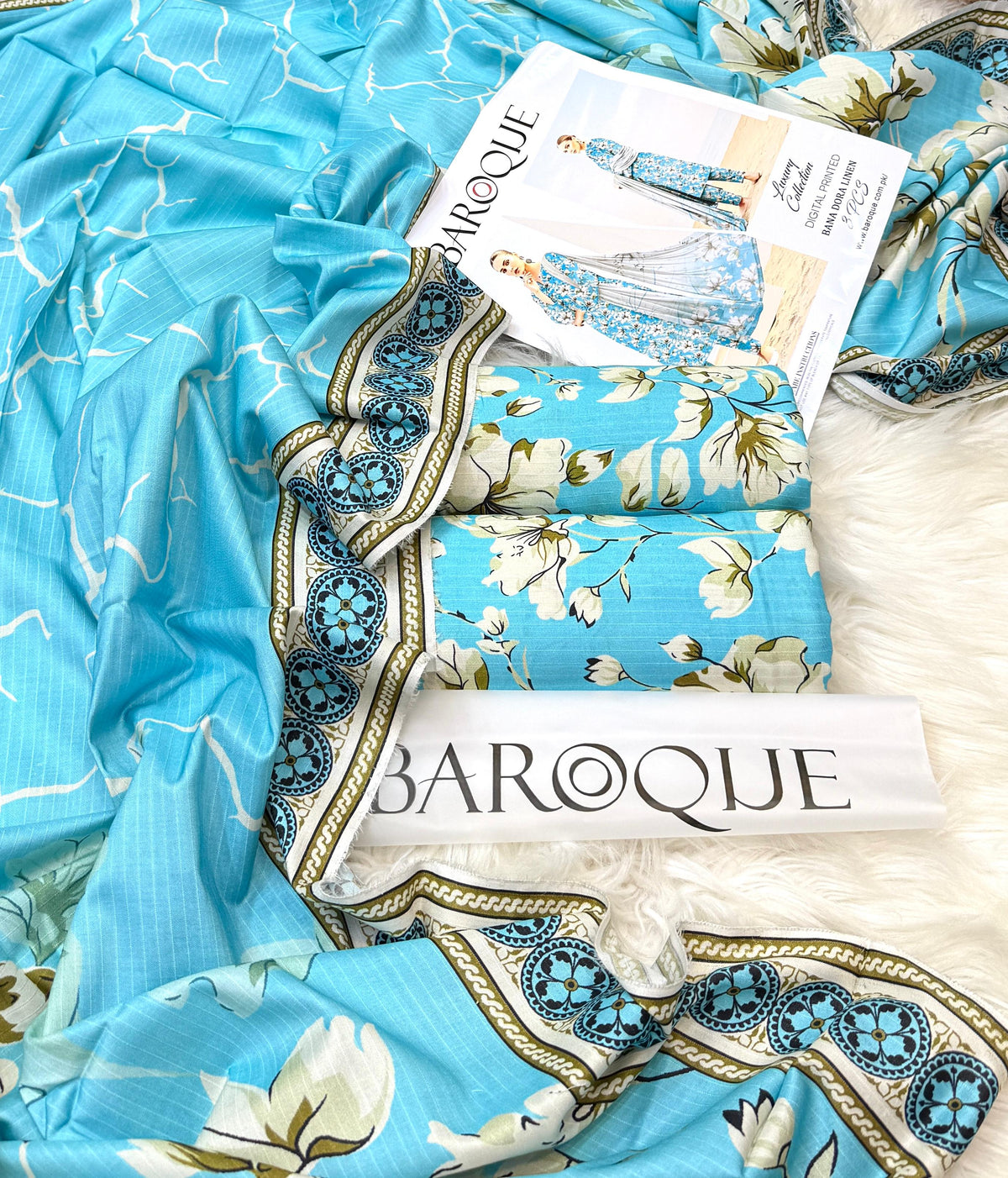 Baroque | Printed Linen | 3-Piece |
